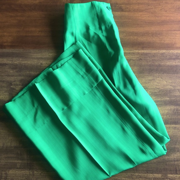 Erika Cavallini Semi Couture Green Trousers size 38 - Picture 3 of 5